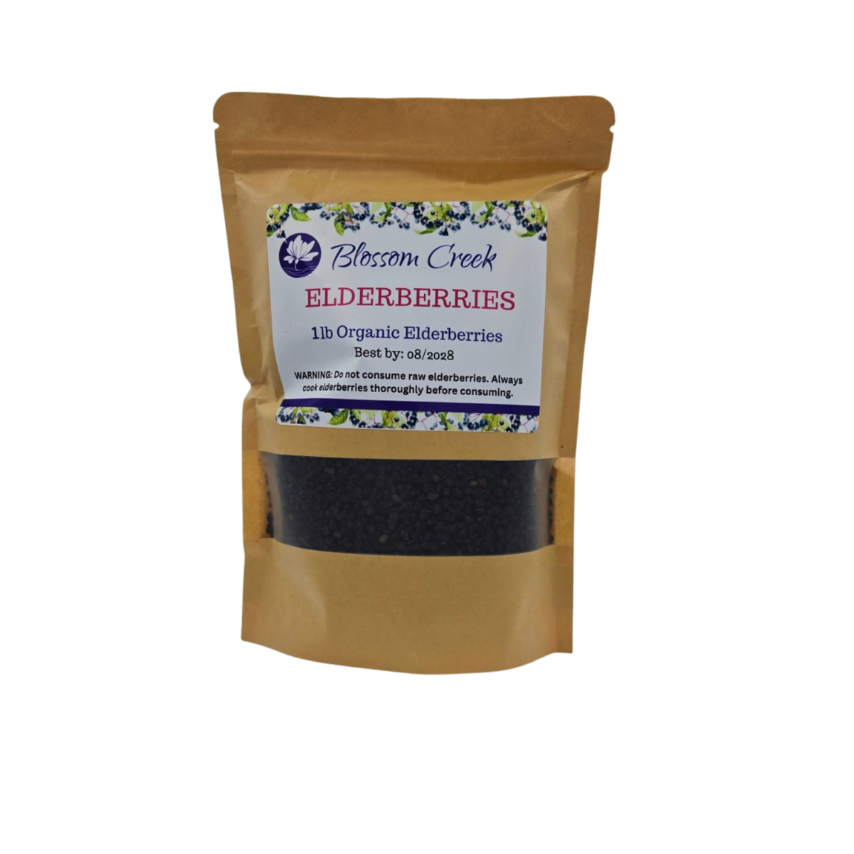Organic Dried Elderberries